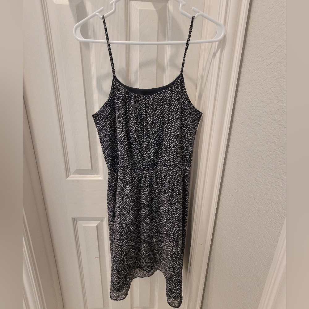 Ann Taylor Loft Summer Dress Navy Small